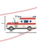 Ambulans karetka pogotowia dla dzieci zdalnie sterowana na pilota światła dźwięk 1:30  Pozostałe zabawki dla dzieci KX4392-IKA 2