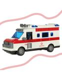 Ambulans karetka pogotowia dla dzieci zdalnie sterowana na pilota światła dźwięk 1:30  Pozostałe zabawki dla dzieci KX4392-IKA 4