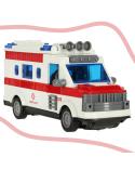 Ambulans karetka pogotowia dla dzieci zdalnie sterowana na pilota światła dźwięk 1:30  Pozostałe zabawki dla dzieci KX4392-IKA 5