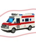 Ambulans karetka pogotowia dla dzieci zdalnie sterowana na pilota światła dźwięk 1:30  Pozostałe zabawki dla dzieci KX4392-IKA 6
