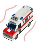 Ambulans karetka pogotowia dla dzieci zdalnie sterowana na pilota światła dźwięk 1:30  Pozostałe zabawki dla dzieci KX4392-IKA 7