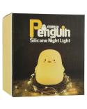 Lampka nocna dla dzieci silikonowa LED biała pingwinek  Pozostałe artykuły pokoju dziecięcego KX4112-IKA 10