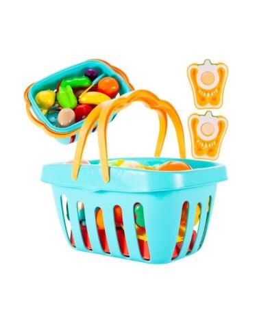 Koszyk z owocami i warzywami do krojenia  Pozostałe zabawki dla dzieci KX4018-IKA 1