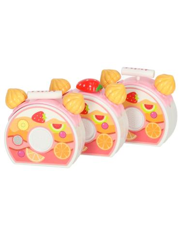 Tort urodzinowy do krojenia kuchnia 75 elementów różowy  Pozostałe zabawki dla dzieci KX9745-IKA 1