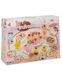 Tort urodzinowy do krojenia kuchnia 75 elementów różowy  Pozostałe zabawki dla dzieci KX9745-IKA 2