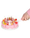 Tort urodzinowy do krojenia kuchnia 75 elementów różowy  Pozostałe zabawki dla dzieci KX9745-IKA 4