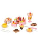 Tort urodzinowy do krojenia kuchnia 75 elementów różowy  Pozostałe zabawki dla dzieci KX9745-IKA 8