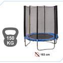 Trampolina ogrodowa dla dzieci siatka 183cm 6ft 150kg  Akcesoria turystyczne KX4033-IKA 4