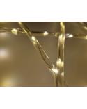 Lampki LED zewnętrzne wąż świetlny sznur na balkon 10m 100LED ciepły biały 8 trybów świecenia  Dekoracje KX5241-IKA 4