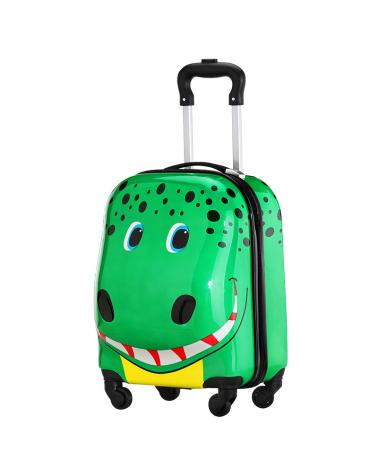 Walizka podróżna dla dzieci bagaż podręczny na kółkach krokodyl  Akcesoria turystyczne KX3963_1-IKA 1