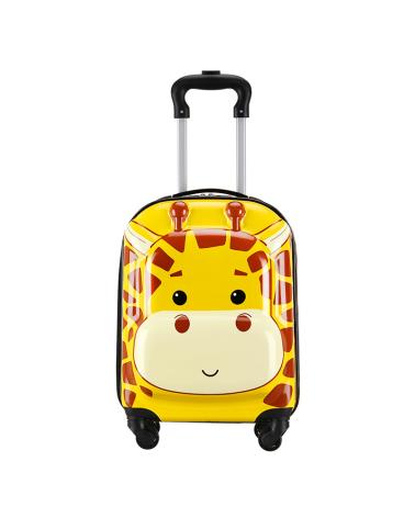 Walizka podróżna dla dzieci bagaż podręczny na kółkach żyrafa  Akcesoria turystyczne KX3963_2-IKA 1