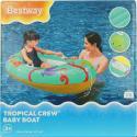 BESTWAY 34009 Kółko do pływania dla niemowląt koło pontonik dla dzieci dmuchany łódka ponton niebieski 3+ 45kg  Do pływania KX40