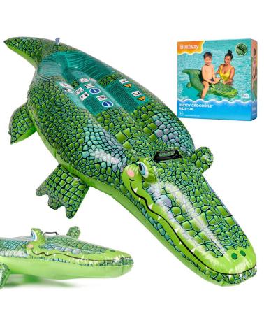 BESTWAY 41477 Materac dmuchany krokodyl do pływania zabawka 3+ 45kg  Do pływania KX4005-IKA 1