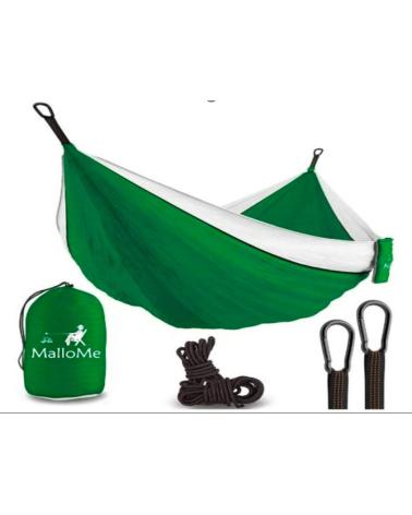 Hamak biwakowy turystyczny podróżny 260cm ciemny zielony 120kg  Akcesoria turystyczne KX3958_1-IKA 1