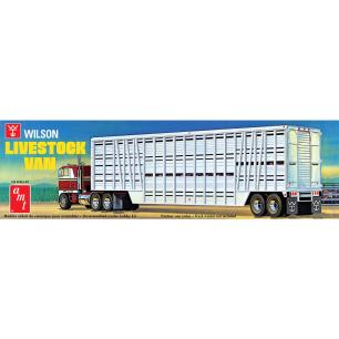 Model Plastikowy - Naczepa Wilson Livestock Van Trailer AMT Modele do sklejania AMT1106-KJA 1