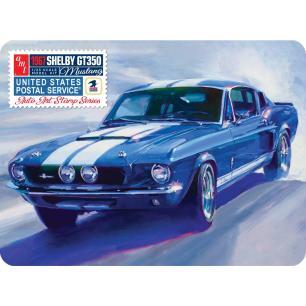 Model Plastikowy - Samochód 1967 Shelby GT350 USPS Stamp Series 1:25 - zestaw w metalboxie!