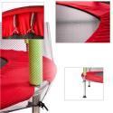 Trampolina ogrodowa dla dzieci siatka 140cm 55inch czerwona  Akcesoria turystyczne KX3936-IKA 5