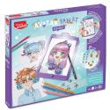 Tablet kreatywny do rysowania zestaw o tworzenia awatara Manga Creativ Maped  Pozostałe zabawki dla dzieci KX3555-IKA 3