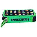 PIÓRNIK SZKOLNY DWUPOZIOMOWY MINECRAFT PODWÓJNY ASTRA Piórniki 19645-CEK 2