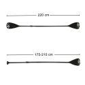 Wiosło kajakowe do deski SUP 2w1 składane aluminiowe regulowane 175 - 220 cm  Akcesoria turystyczne KX3991-IKA 7