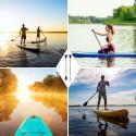 Wiosło kajakowe do deski SUP 2w1 składane aluminiowe regulowane 175 - 220 cm  Akcesoria turystyczne KX3991-IKA 9