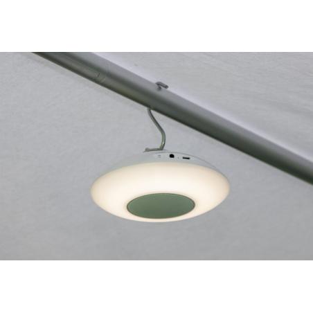 Lampa wisząca 200 lumenów AUREOLA z głośnikiem na pilota