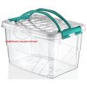 Pojemnik plastikowy 13L PROSTOKĄT MULTI BOX z pokrywką i uchwytem