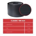 Taśma ogrodzeniowa ROLKA 26mb CLASSIC 19cm PROTECTO GRAFIT