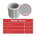 Taśma ogrodzeniowa ROLKA 26mb ORANGE 19cm PROTECTO SZARA