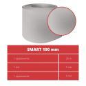 Taśma ogrodzeniowa ROLKA 26mb SMART 19cm PROTECTO SZARA