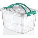 Pojemnik plastikowy 13L PROSTOKĄT MULTI BOX z pokrywką i uchwytem