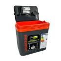 Lodówka turystyczna 20L KAMAI HORIZON, elektryczna 12/230V, kolor antracytowy z czerwonym akcentem