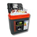 Lodówka turystyczna 20L KAMAI HORIZON, elektryczna 12/230V, kolor antracytowy z czerwonym akcentem