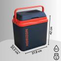 Lodówka turystyczna 20L KAMAI HORIZON, elektryczna 12/230V, kolor antracytowy z czerwonym akcentem