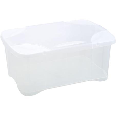 Pojemnik plastikowy 30L SKRZYNIA CLIP RANGE z pokrywą TRANSPARENTNY