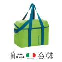Torba termiczna Kamai Gio Style na ramię, zielona, z kieszenią boczną i uchwytem do noszenia, pojemność 30L