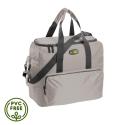 Torba termiczna Kamai Gio Style na ramię, pastelowy szary, z kieszeniami i rączką do noszenia, pojemność33L