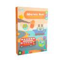 Książeczka magnetyczna układanka puzzle z magnesem środki transportu