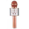 MIKROFON KARAOKE BEZPRZEWODOWY GŁOŚNIK BLUETOOTH ROSE GOLD