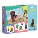 EDU KIT PIESKI PUPPIES MEMO DOMINO KOSTKI PUZZLE 
