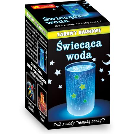 Świecąca woda Zabawy naukowe