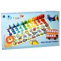 Gra puzzle multifunkcyjne 2 w 1 nauka łowienie rybek
