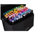 Markery dwustronne alkoholowe w etui 80
