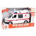 Karetka ambulans z dźwiękiem napędem 1:16