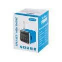 Radio akumulatorowe przenośne głośnik Bluetooth LCD TD-V26