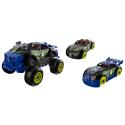 Sportowy, Terenowy Samochód do rozkręcania i skręcania 3w1 TUNING + Wkrętarka, Monster Truck