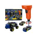 Sportowy, Terenowy Samochód do rozkręcania i skręcania 3w1 TUNING + Wkrętarka, Monster Truck