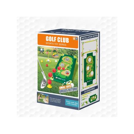 Mini golf, Zestaw dla dzieci do gry w mini golfa, Plansza + Kije + Akcesoria