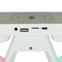 Lampka LED z ładowarką indukcyjną z radiem