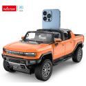 Samochód zdalnie sterowany Rastar 93000 Hummer EV 1:16 pomarańczowy